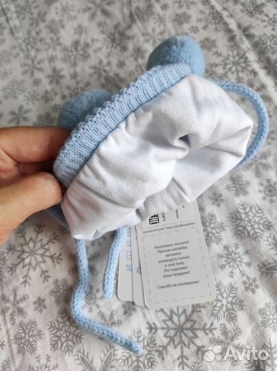 Шапочка на малыша 38-40