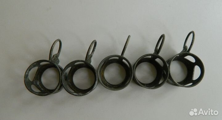 Набор подрюмников 5 шт лёгкий металл