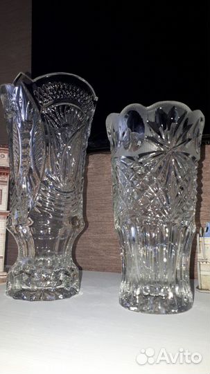 Ваза хрусталь