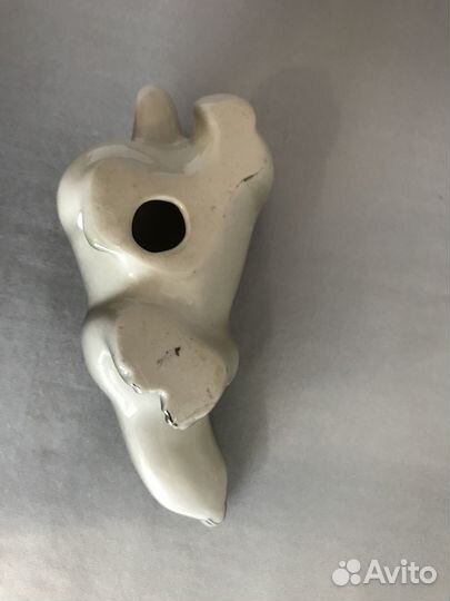 Фарфоровая статуэтка Крадущийся барсук лфз