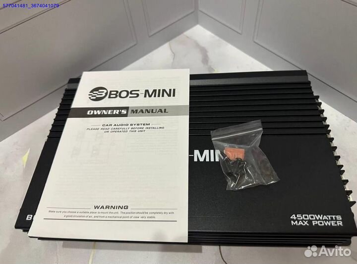 Новый усилитель BOS mini BOS-46.4 4500W