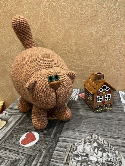 Котик ручная работа