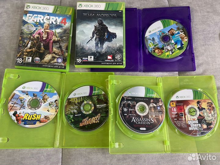 Xbox 360 с Kinect + Игры