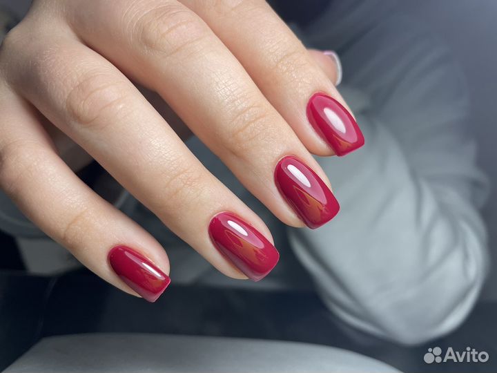 Маникюр с покрытием 