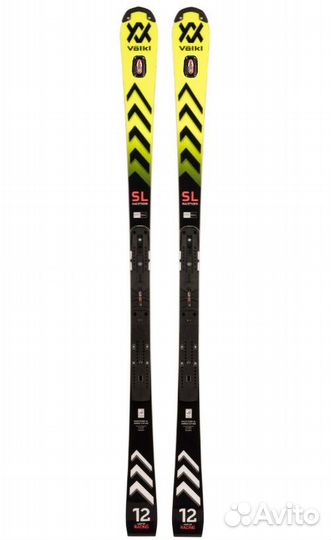 Горные лыжи Volkl SL 155 FIS + Xcomp 12