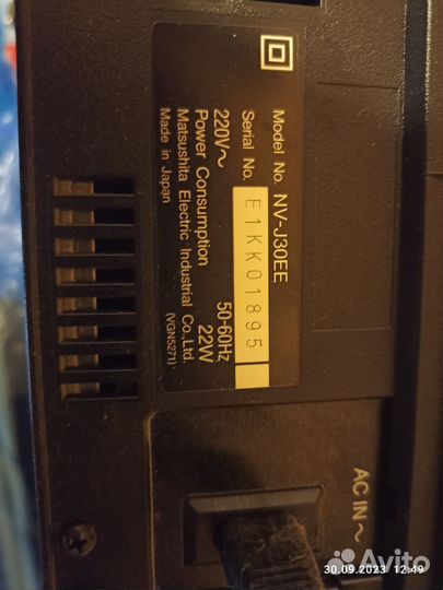 Видеомагнитофон panasonic NV-J30EE