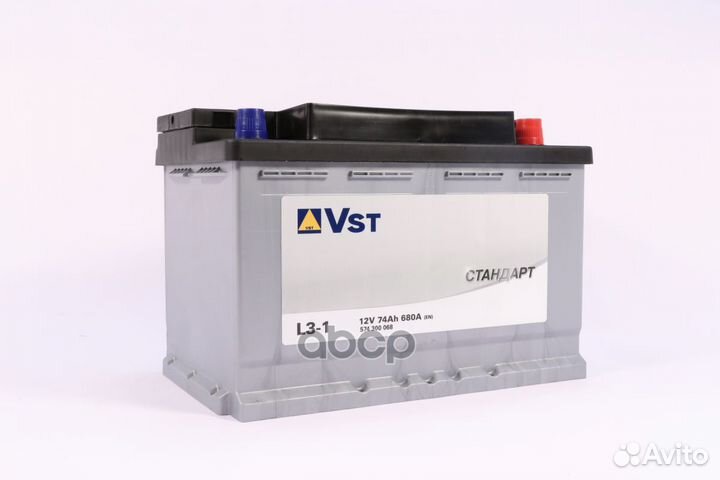 574300068 аккумуляторная батарея 6ст-74 74Ah 6