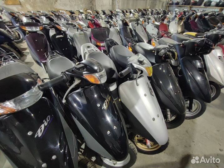 Японские скутеры 49 куб. см. Гарантия