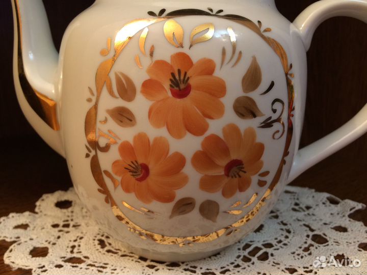 Чайник Фарфор Винтаж СССР