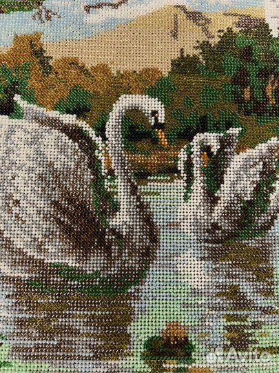 Картина ручной работы из бисера