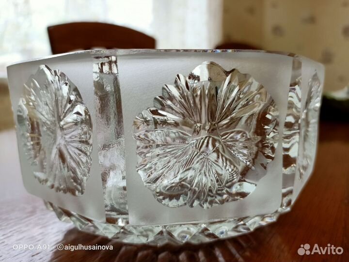 Ваза хрустальная СССР