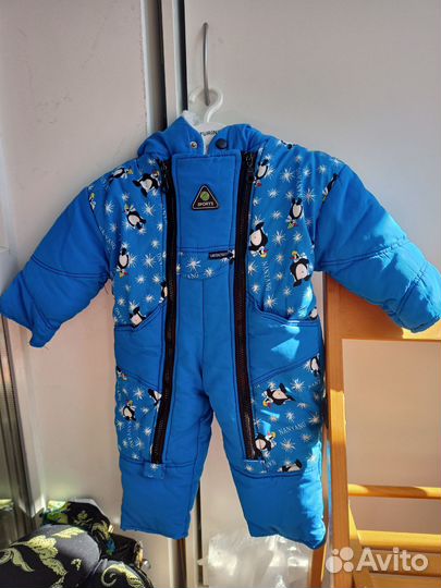 Зимний комбинезон 68 74 на мальчика