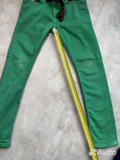 Зеленые Джинсы дизель