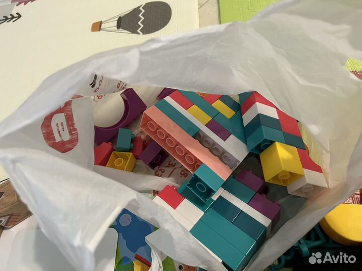 Lego duplo, пиццерия и mega blocks