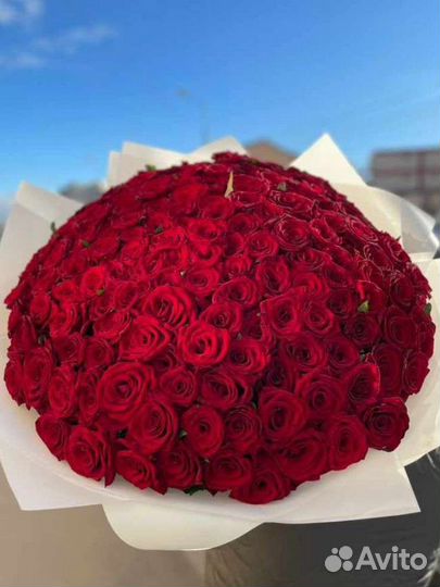 101 роза букет цветы доставка день матери Москва