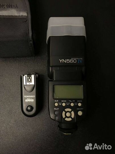 Вспышка Yongnuo YN560 IV + синхронизатор