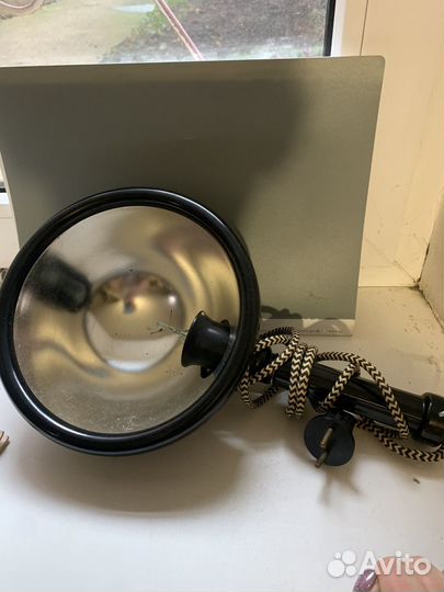 Синяя лампа для прогревания