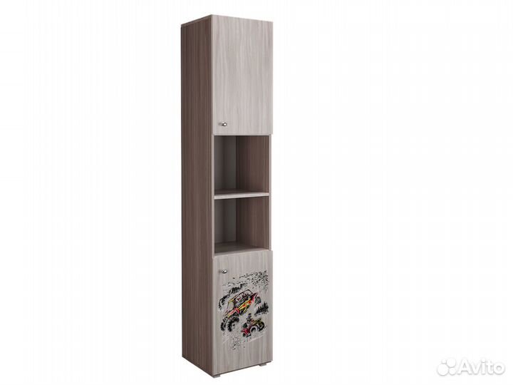 Детский шкаф Форсаж 2 дверки узкий