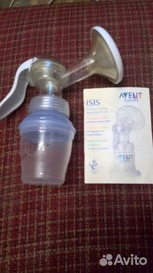 Молокоотсос ручной авент, контейнеры для хранения