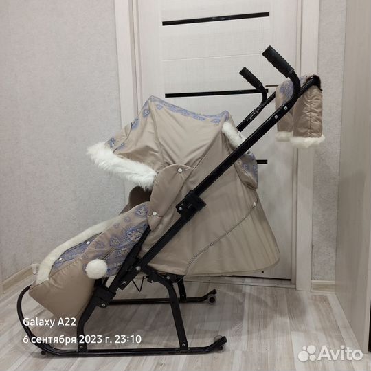 Санки- коляска детские Скользяшки