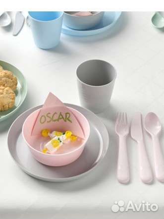 IKEA Kalas набор детской посуды