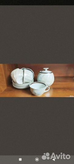 Хрусталь, чайный сервиз