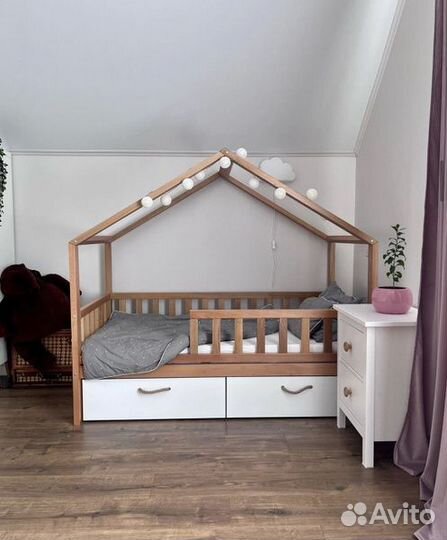 Детская кровать из бука/сосны от производителя