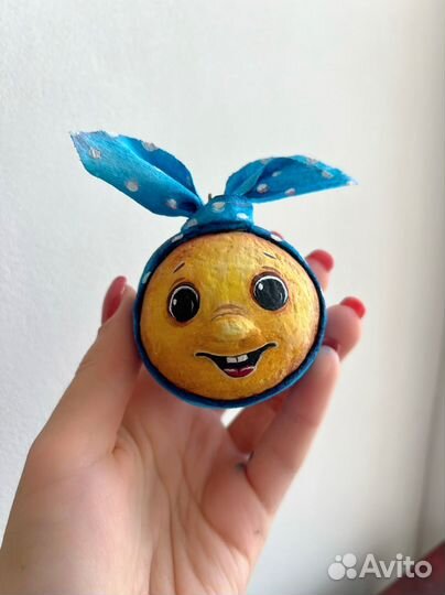 Елочная игрушка папье-маше