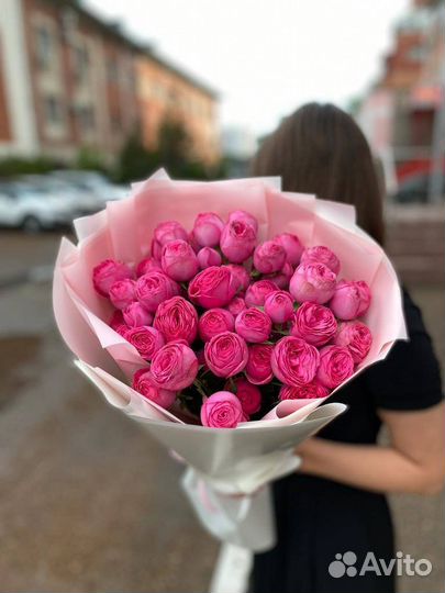 Роза пионовидная премиум класса