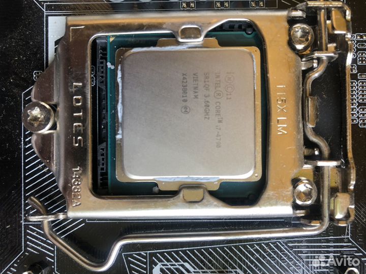 Материнская Плата asus z97k i7 4790 3.6 ghz