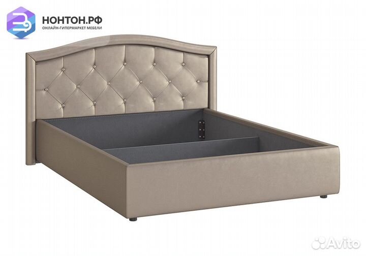 Кровать Верона 1.4 м бронза