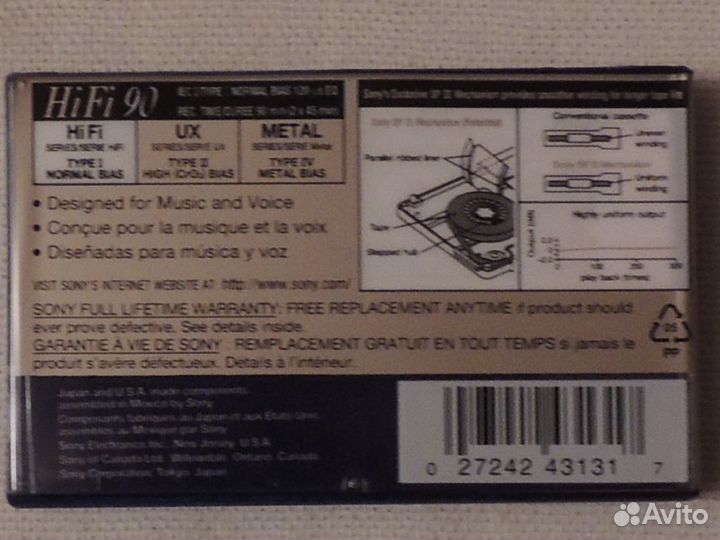 Аудиокассеты новые запечатанные