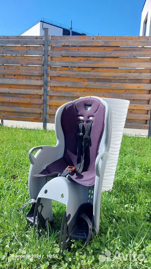 Велокресло hamax kiss + фиксатор кресла Hamax