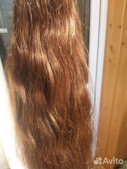 Шиньон из натуральных волос 60см