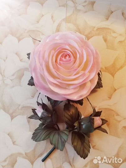 Бра роза из изолона ночник светильник настенный