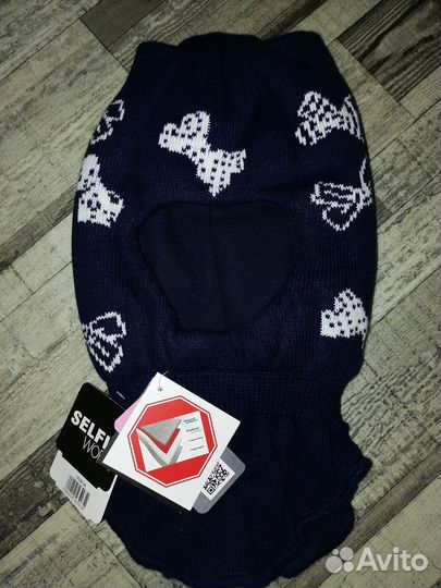 Шапка шлем для девочки