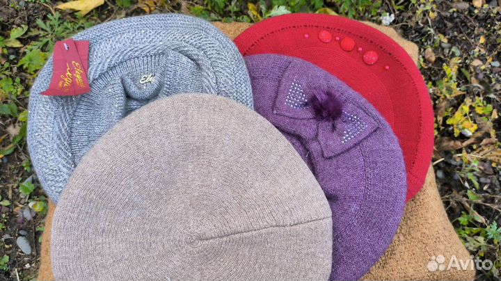 Берет утеплённый женский