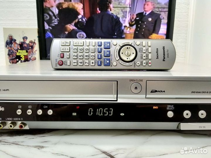 DVD Рекордер+VCR Panasonic DMR-ES35 Оцифровка VHS