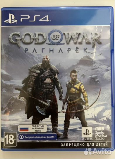 Игра для приставки ps4 God of War рагнарёк
