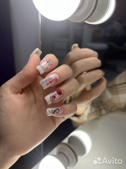Маникюр,гель лак,укрепление