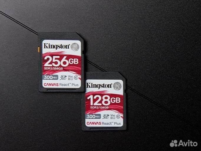 128Gb Kingston Canvas React Plus sdxc UHS-II V90