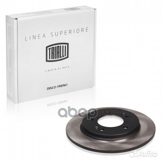 Диск тормозной зад DF0846S Trialli