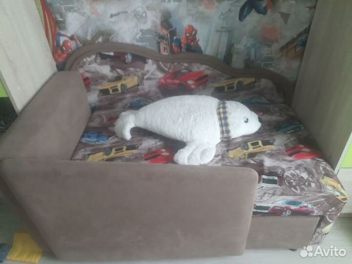 Детская кровать диван с мягкими бортиками бу