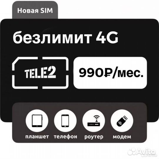 4g модем + wifi роутер + Sim «безлимитный тариф» д