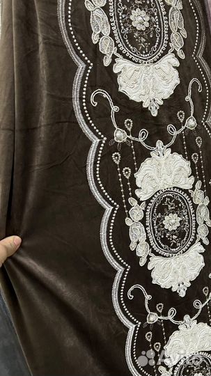 Шторы бархатные