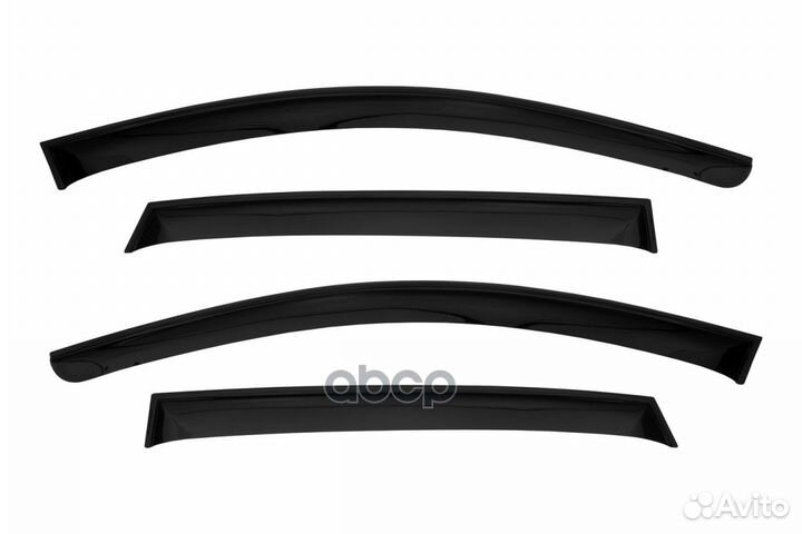 Дефлектор окон (накладной скотч 3М) 4 шт. chevr