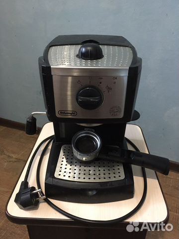 Кофеварка рожковая delonghi ec155