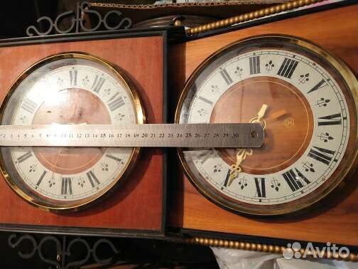 Часы Янтарь СССР Дерево Кварц Обмен на