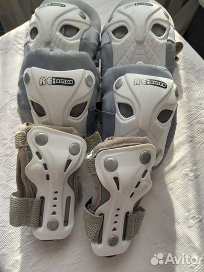 Шлем, наколенники, налокотники, защита