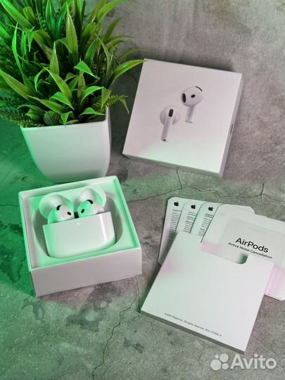 AirPods 4 с шумоподавлением